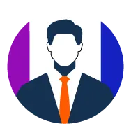 Silhouette image used for client testimonials on the Connectors website to represent satisfied customers.