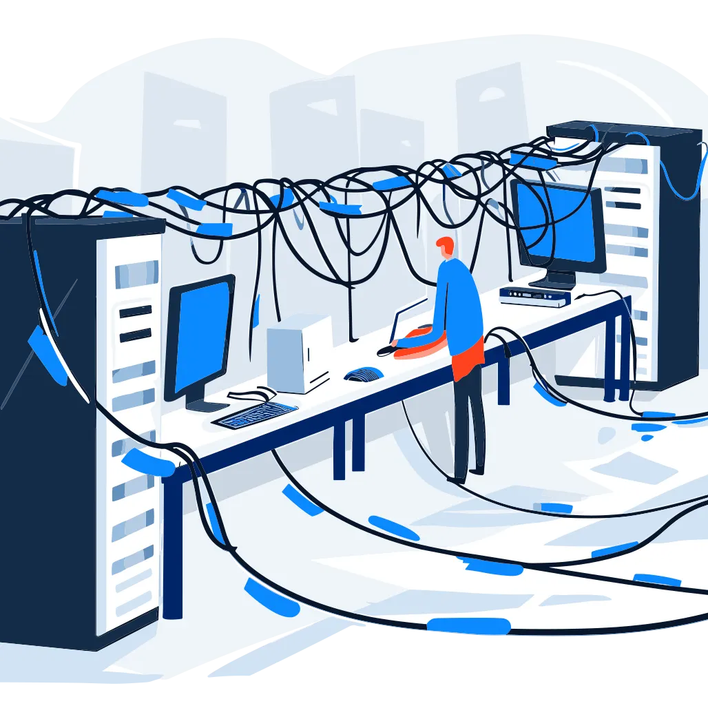 Structured data and voice cabling system for robust and scalable IT infrastructure.